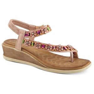 Spring Step Jeweled sandal